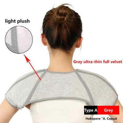 1 buc. Suport pentru umăr cald pentru iarnă Fitness Sport Echipament de protecție profesională Recuperare rapidă Bretă termică pentru umăr din catifea aurie