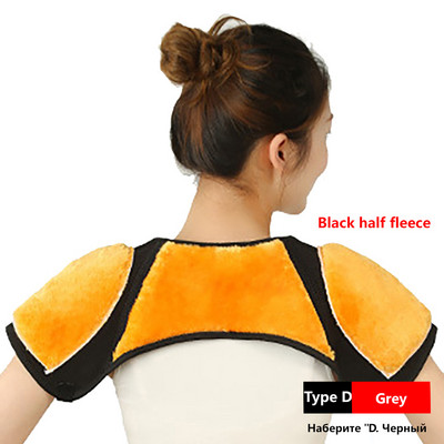 1 buc. Suport pentru umăr cald pentru iarnă Fitness Sport Echipament de protecție profesională Recuperare rapidă Bretă termică pentru umăr din catifea aurie