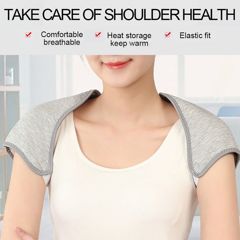 1 buc. Suport pentru umăr cald pentru iarnă Fitness Sport Echipament de protecție profesională Recuperare rapidă Bretă termică pentru umăr din catifea aurie