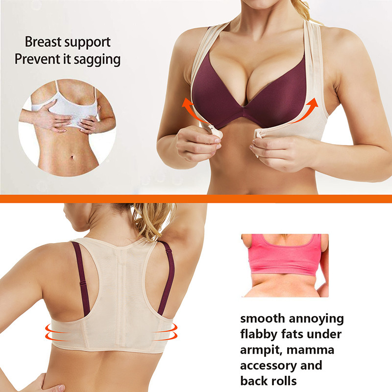 Moterų nugaros atramos žasto suspaudimo formuotojas po operacijos Lieknesnės berankovės laikysenos koreguojančios kelnaitės