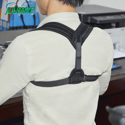 JUUMMP 1Pcs Регулируем коректор на стойката, светлоотразителна лента Корекция на гърба Правилно поддържане на стойката на раменете Каишка за опора на гърба Оформяне на колан