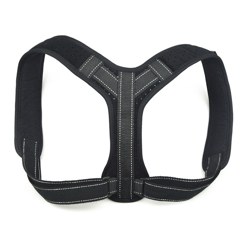 JUUMMP 1 buc. corector de postură reglabil, dungi reflectorizante pentru spate, curea de susținere a posturii umărului corectă, curele de susținere pentru spate.