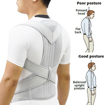 Универсална опора за гръб за възрастни, регулируем коректор на стойката на гърба, опора за гръб, спиране на огъването и гърба, висококачествен тренажор за гръб