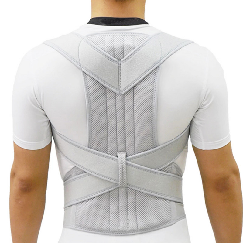 Täiskasvanute universaalne seljatugi Reguleeritav seljahoiaku korrigeerija seljatugi, peatada painutamine ja küürus Kvaliteetne seljatrenažöör