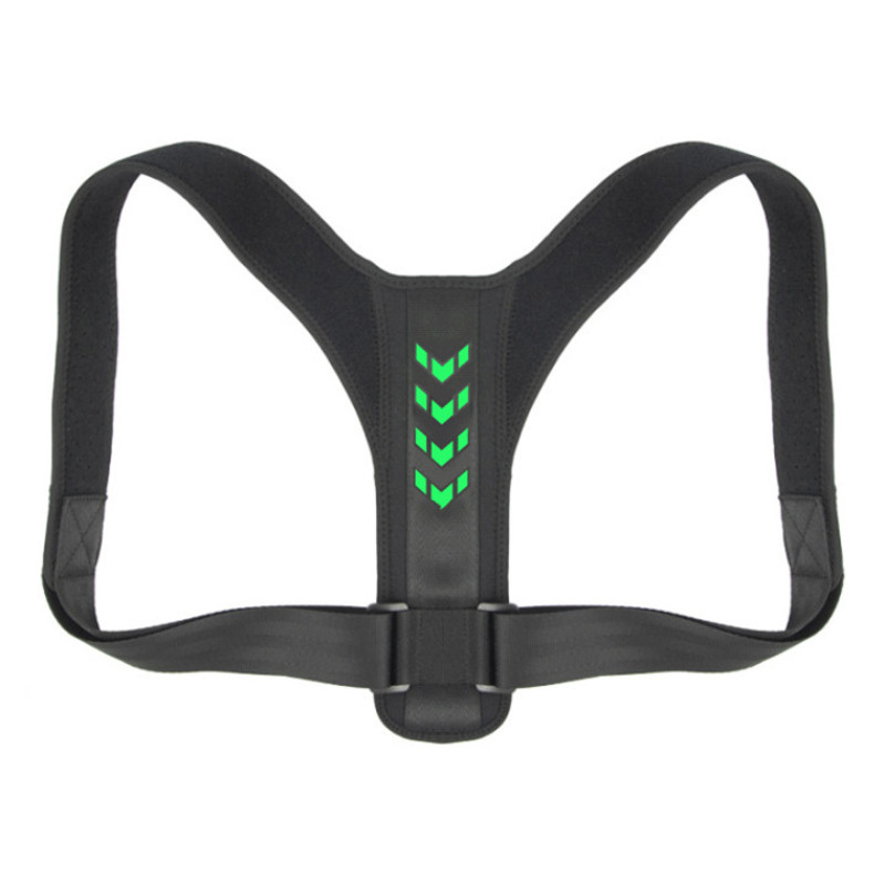 Reguliuojamas nugaros atramas Nematomas pečių laikysenos korektorius Unisex stuburo kaklo sveikatos koregavimo diržas Namų biuras Sportas
