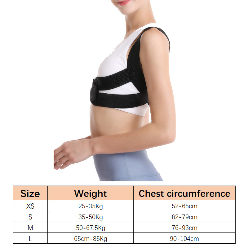 Διορθωτής στάσης πλάτης Ρυθμιζόμενος νάρθηκας πλάτης Άνετος γυμναστής στάσης Unisex Ζώνη διόρθωσης σχήματος σπονδυλικής στήλης αυχένα ώμου