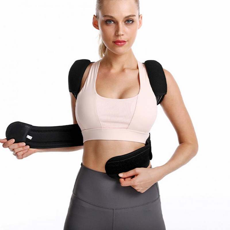 Kehahoiaku korrigeerija, reguleeritav kiire efektiga elastne laiendatud rihm mitmeotstarbeline seljatugi, polüester, naiste meeste seljatugi