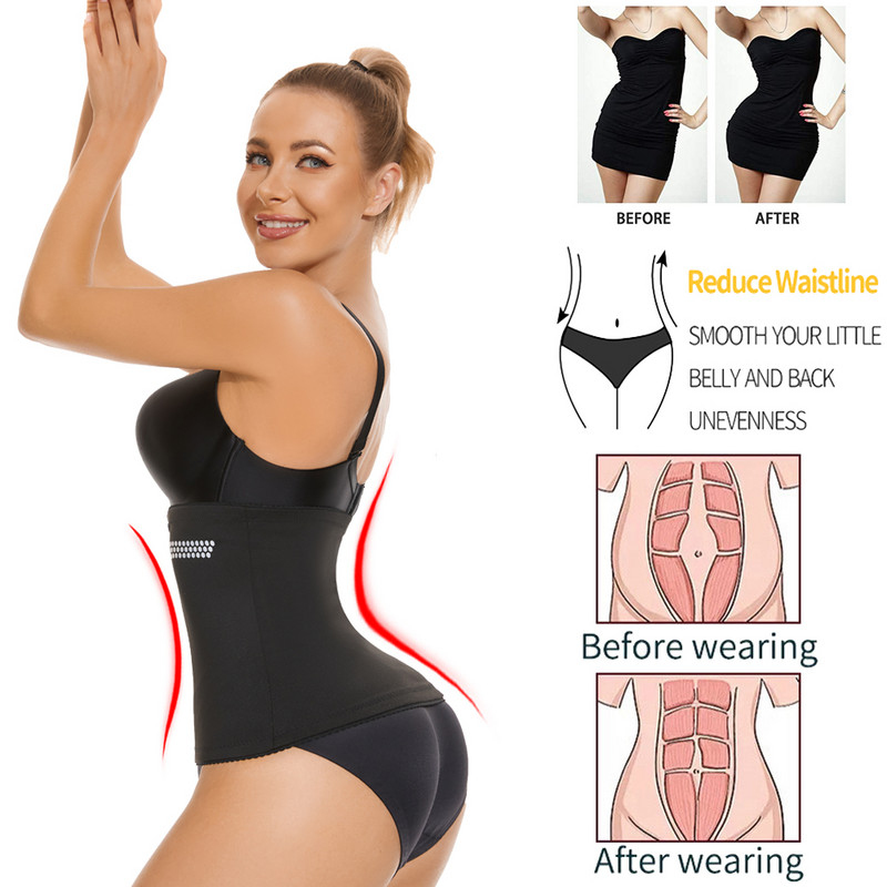 LAZAWG Antrenor de talie pentru femei, centură de transpirație, bandă de slăbit pentru doamne, brâu de slăbire, controlul burticii, curele de fitness, sală de sport