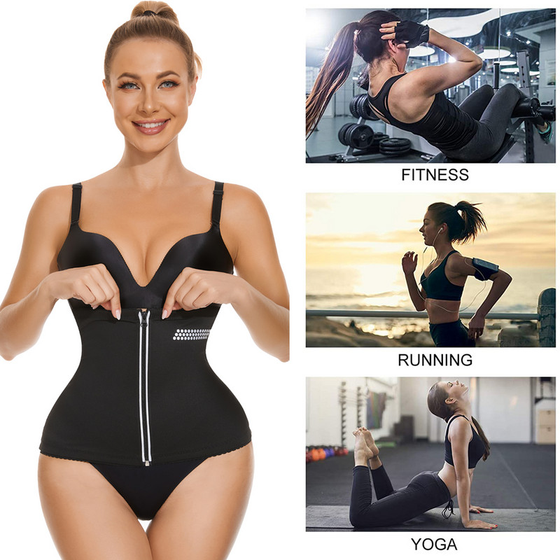 LAZAWG Antrenor de talie pentru femei, centură de transpirație, bandă de slăbit pentru doamne, brâu de slăbire, controlul burticii, curele de fitness, sală de sport