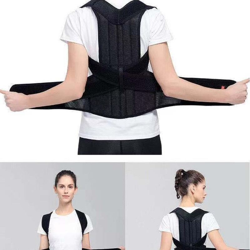 Corrector de postură reglabil Suport pentru spate Umăr Suport pentru spate Corectarea posturii Coloana vertebrală Corrector de postură Curea fixă