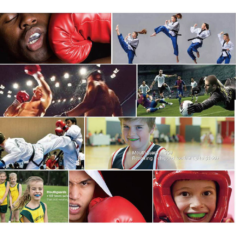 Burnos apsauga Taekwondo Muay Thai MMA dantų apsauga Futbolas Krepšinis Boksas Burnos apsauga Burnos apsauga Burnos dantų apsauga