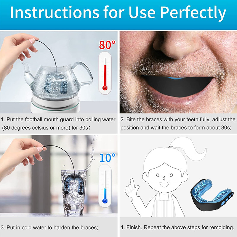 1PC Gel Max Mouth Guard Professional Sport Mouthguard Minkštos burnos atraminės apsaugos petnešos futbolo boksui MMA All Contact Sport