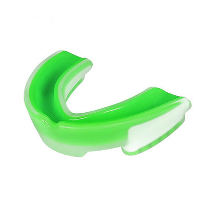 noua protectie bucala din silicon de inalta calitate Piesa bucala Muay Thai Box Tae Kwon Baschet Sport Protector alb + rosu pentru husa la cald