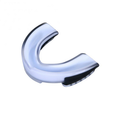 noua protectie bucala din silicon de inalta calitate Piesa bucala Muay Thai Box Tae Kwon Baschet Sport Protector alb + rosu pentru husa la cald