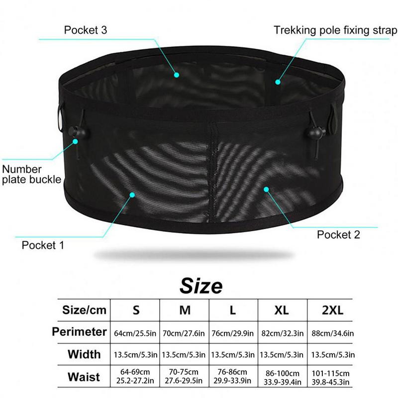 Futó deréköv rugalmas, állítható mobiltelefon derékcsomagok kültéri deréktáskák túrázáshoz kerékpározás edzéshez kocogás nagy öv