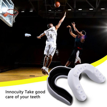 Спортен предпазител за уста EVA протектор за зъби Детски младежки предпазител за уста Защита на скоби за зъби за баскетбол Ръгби Бокс Карате