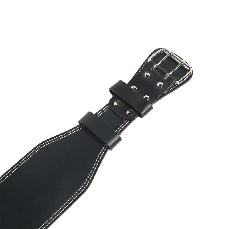 Curele sportive Centura de ridicare de greutati PU pentru ghemuit pentru barbati