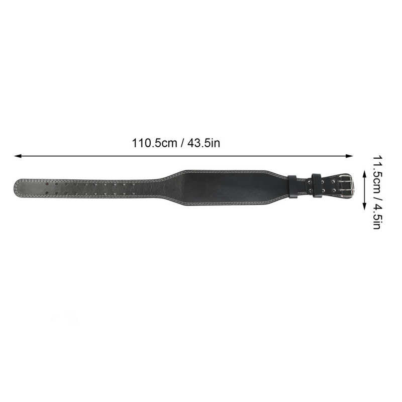 Curele sportive Centura de ridicare de greutati PU pentru ghemuit pentru barbati