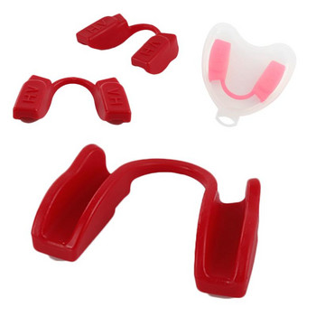 Sport Mouth Guard Dental Teeth Corrector Ασφάλεια τροφίμων Βαθμού EVA Teeth Protector Night Anti-wear Tooth Guard Ενήλικες Παιδιά