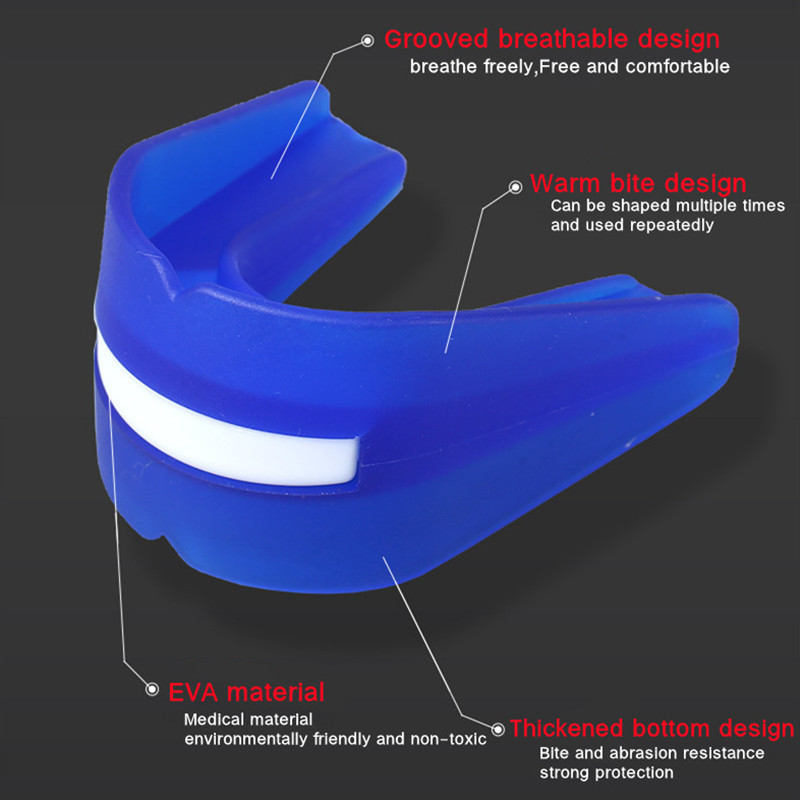 1 buc Apărător de gură sport cu două fețe pentru adulți Apărător de gură pentru MMA Taekwondo Box Fotbal Baschet Hochei Protector de dinți