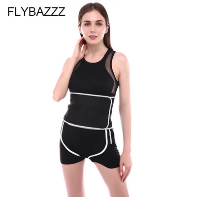 FLYBAZZZ új promóciós sport deréktámasz izzasztó öv Gyors fűtés, nem húzódó karcsúsító derék és has férfiak és nők számára