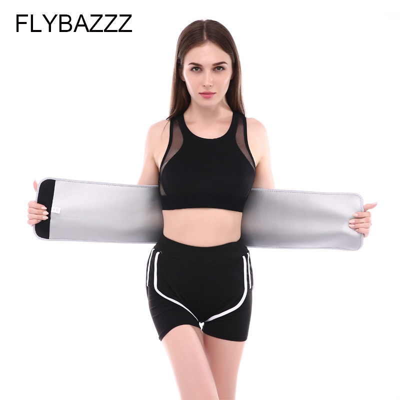 FLYBAZZZ új promóciós sport deréktámasz izzasztó öv Gyors fűtés, nem húzódó karcsúsító derék és has férfiak és nők számára
