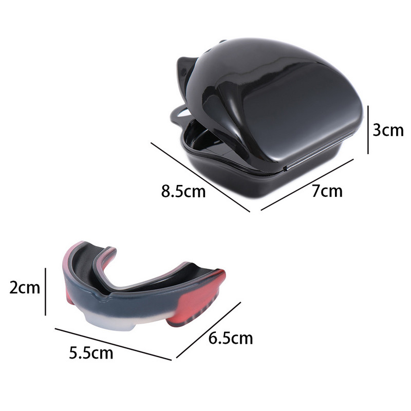 1 vnt. Dantų apsauga Boksinė burnos apsauga Brace Dantų dangtelis Ortodontinė MMA dantų apsauga Futbolas Krepšinis Burnos apsauga