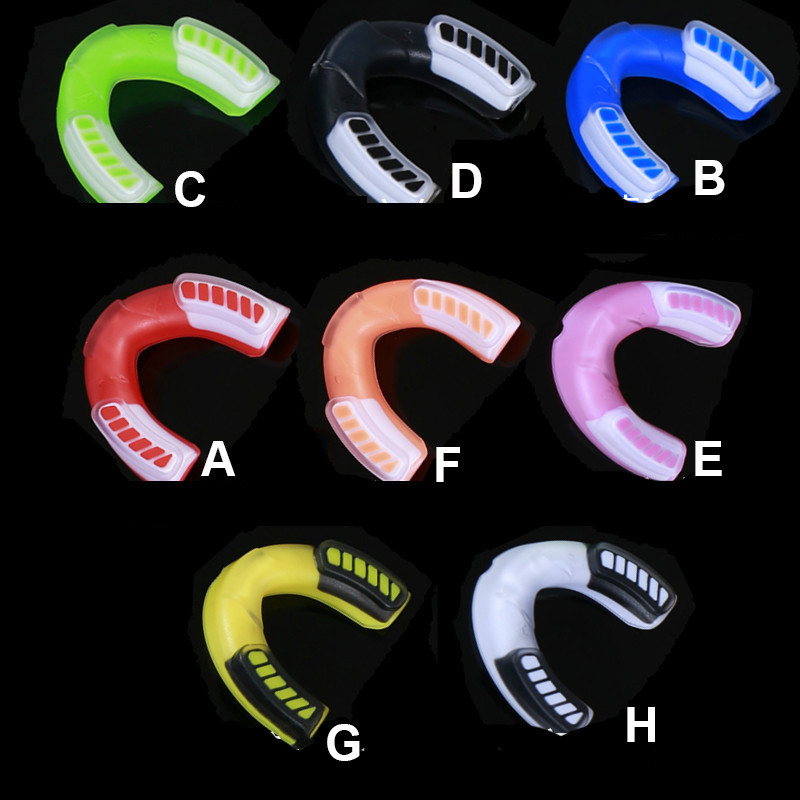 1 vnt Sport Mouth Guard EVA Boxing dantų breketai Mouthguard dantų breketų apsauga, skirta regbio bokso karatė ortodontiniam laikikliui