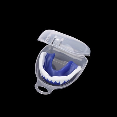 1 бр. Протектор за уста Защита за уста Защита на зъбите Щит Муай Тай Бокс Ръгби Битка Спортен предпазител за зъби Ортодонтичен фиксатор