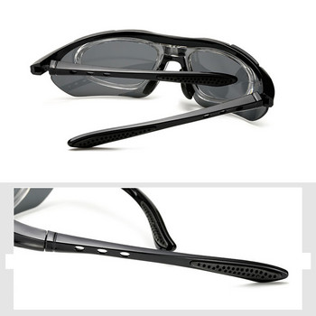 Очила за колоездене Мъжки дамски Спортни слънчеви очила Очила за колоездене MTB Road Анти-отблясъци Велосипед Велосипед Защита на очила 5 лещи