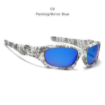 U400 Луксозни поляризирани слънчеви очила Мъжки сенници за шофиране Мъжки слънчеви очила Ретро шофиране на открито Пътуване Риболов Класически очила