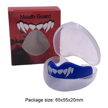 EVA Football Mouth Guard Ultrathin Football Teeth Protector Protection Against Impact Buffering Effect for Lacrosse Martial Arts