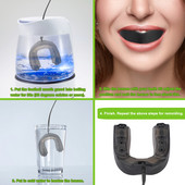 2db Mouth Guard Jégkorong Tartós EVA Légáteresztő Kosárlabda Football Szájvédő Zsinóros Sport Szájvédő Boxing