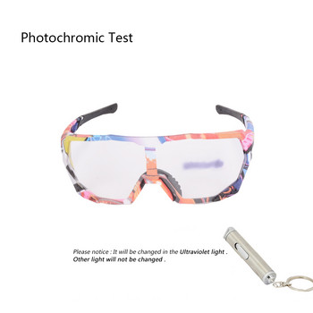 Нови прозрачни фотохромни UV400 очила за колоездене на открито Спортни шосейни велосипедни слънчеви очила Мъже Жени Очила за планински велосипед
