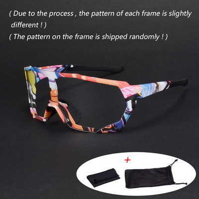 Noi ochelari transparenți fotocromatici UV400 pentru ciclism în aer liber Ochelari de soare pentru bicicletă, bărbați, femei, ochelari pentru ciclism de munte