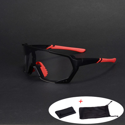 Noi ochelari transparenți fotocromatici UV400 pentru ciclism în aer liber Ochelari de soare pentru bicicletă, bărbați, femei, ochelari pentru ciclism de munte