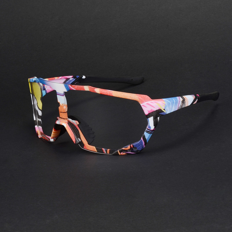 Noi ochelari transparenți fotocromatici UV400 pentru ciclism în aer liber Ochelari de soare pentru bicicletă, bărbați, femei, ochelari pentru ciclism de munte