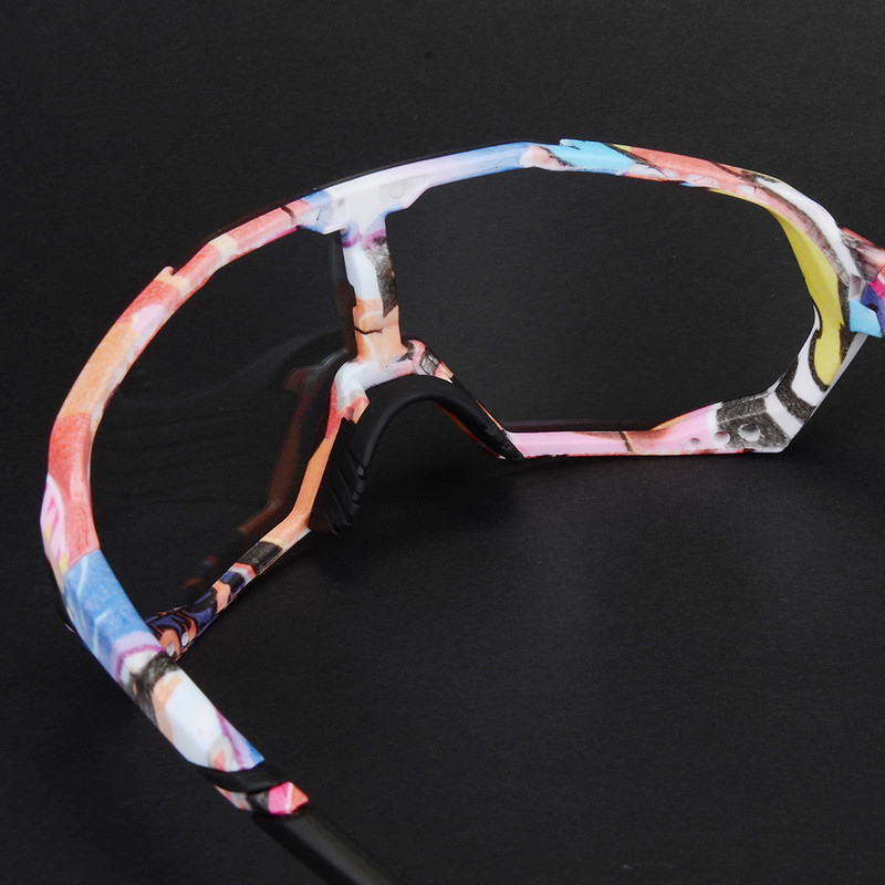 Noi ochelari transparenți fotocromatici UV400 pentru ciclism în aer liber Ochelari de soare pentru bicicletă, bărbați, femei, ochelari pentru ciclism de munte