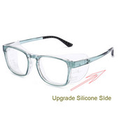Ochelari din silicon înconjurat îmbunătățiți, rezistenți la vânt, anti polen/ceață/praf/lumină albastră, cadru de prescripție, ochelari de protecție pentru cameră umedă