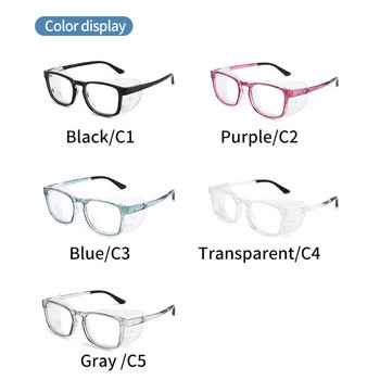 Модернизирани заобиколени силиконови очила Ветроустойчиви против полени/мъгла/прах/синя светлина Рамка с рецепта Овлажняващи очила за мокро помещение