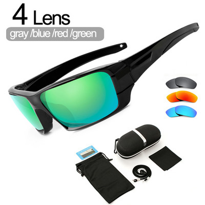 Γυαλιά ποδηλασίας ποδηλασίας για υπαίθρια αθλητικά γυαλιά ποδηλάτου δρόμου Γυαλιά ηλίου ποδηλάτου βουνού Γυαλιά ηλίου 6 φακών ανδρικά γυναικεία ποδηλατικά γυαλιά γυαλιά