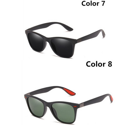 2 buc. ochelari de soare polarizați cu design de marcă 2021, bărbați, femei, nuanțe de condus, ochelari de soare vintage pentru bărbați, oglindă, vară UV400, culori