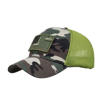 Καπέλα τακτικής καμουφλάζ του μπέιζμπολ Άνδρες Καλοκαιρινό πλέγμα Στρατιωτικά καπέλα στρατού Πεζοπορία Καπέλα για κυνήγι