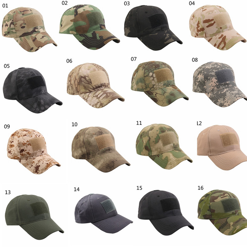 Lauko kamufliažinė beisbolo kepurė Specialiųjų pajėgų Bonnie Hat Masculino Dad Sportinė kepurė Trucker Žvejybos Taktinė Camo Hat Armijos kepurė