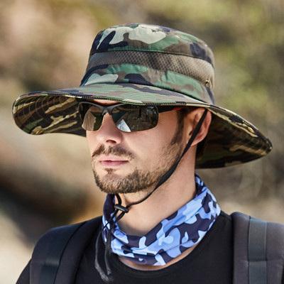 Kamuflaaž taktikaline müts Boonie sõjaväekübarad sõjaväe mütsid jaht väljas matkamine kalapüük päikesekaitse kaluri müts