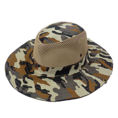 Kamufliažinė taktinė kepurė Boonie karinės kepurės armijos kepuraitės Medžioklė Lauke Žygiai Žvejyba Apsauga nuo saulės Žvejo kepurė