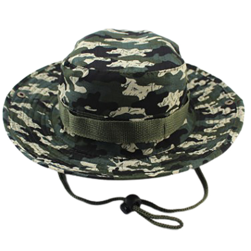 Kamufliažinė taktinė kepurė Boonie karinės kepurės armijos kepuraitės Medžioklė Lauke Žygiai Žvejyba Apsauga nuo saulės Žvejo kepurė