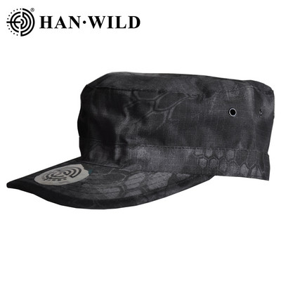 HAN WILD Șepci de camuflaj tactice Airsoft Pescuit Bărbați Soldați din SUA Şapcă de baseball Armată de luptă Vânătoare Pălării plate unisex Paintball