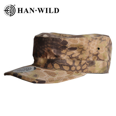 HAN WILD Șepci de camuflaj tactice Airsoft Pescuit Bărbați Soldați din SUA Şapcă de baseball Armată de luptă Vânătoare Pălării plate unisex Paintball