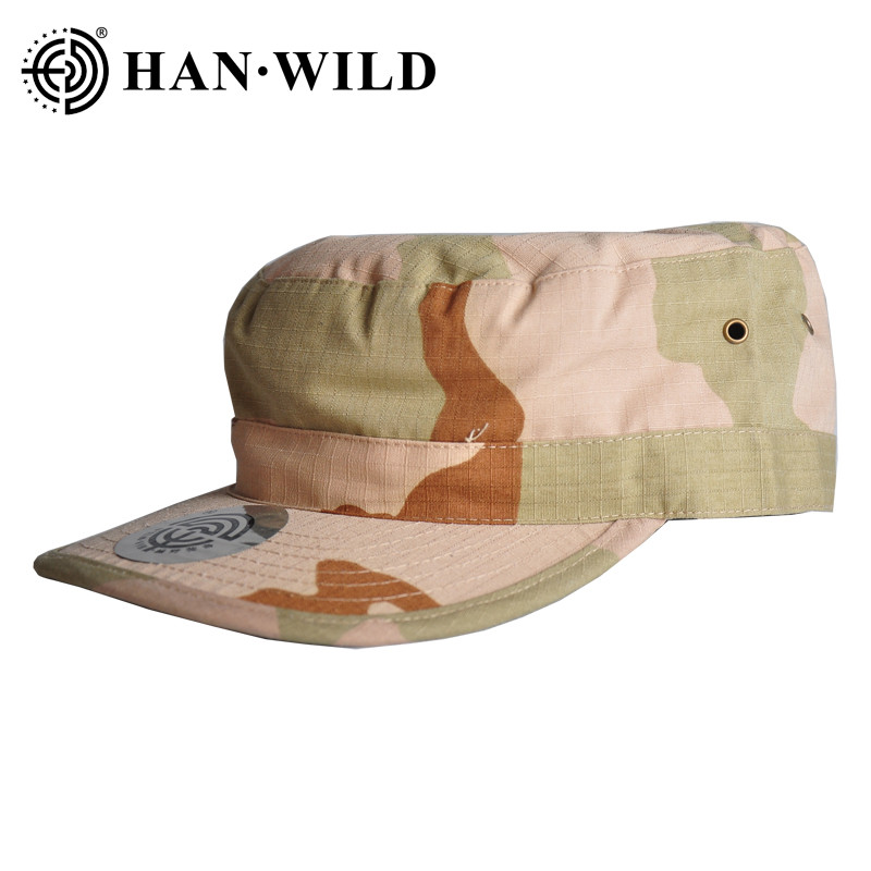 HAN WILD Șepci de camuflaj tactice Airsoft Pescuit Bărbați Soldați din SUA Şapcă de baseball Armată de luptă Vânătoare Pălării plate unisex Paintball
